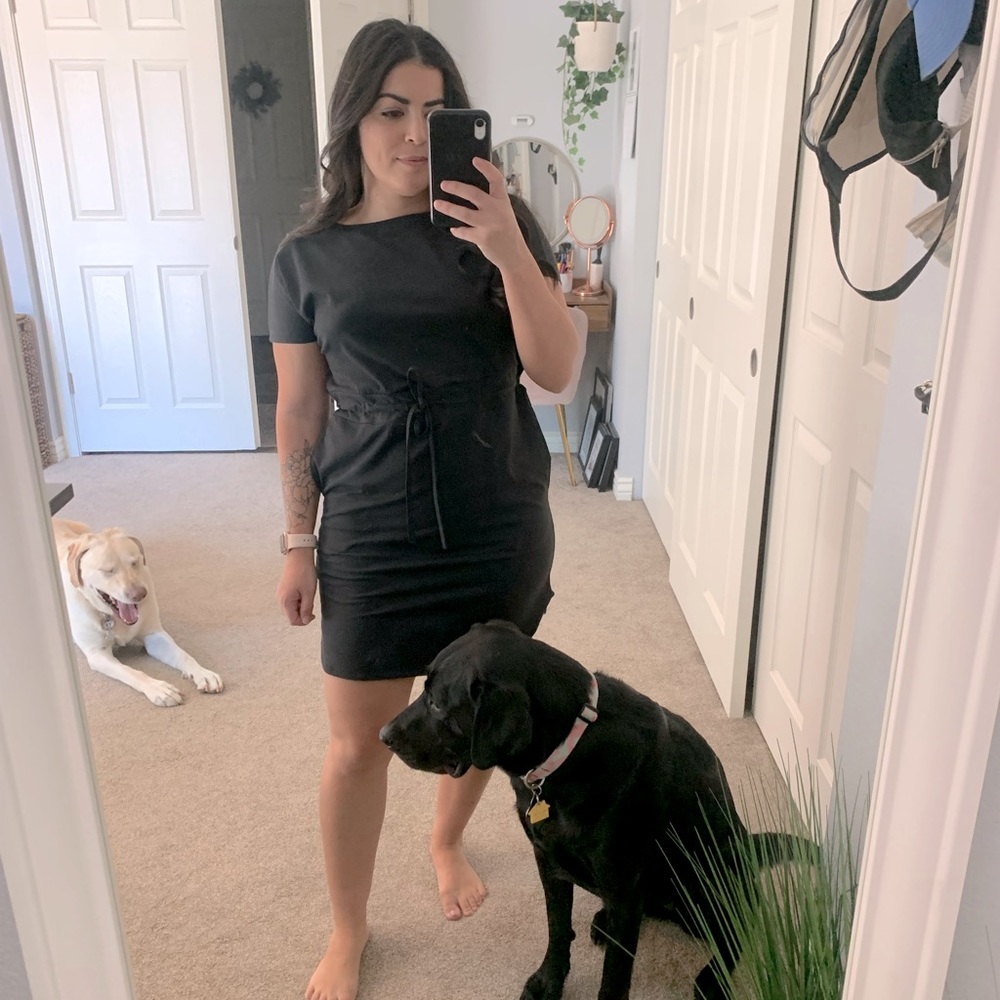 The Ease Dress - Midnight | Black Dress